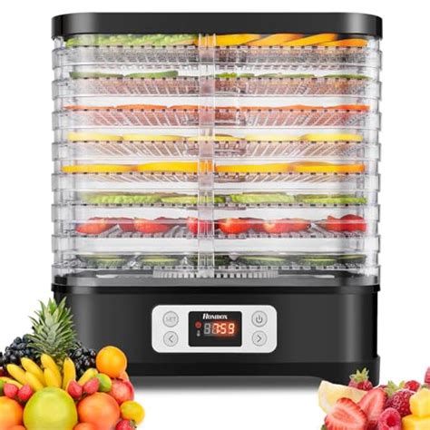 COOCHEER Food Dehydrator Machine, 8 Trays 400 .